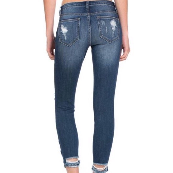 ❤️LAST 1 ❤️ Destroyed Cropped Skinny Jeans - Picture 3 of 4